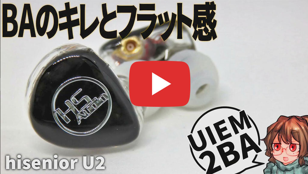 フラットで整ったBAの音、1万円以下の2BA UIEM【Hisenior U2/T2U In Ear Monitors Review】